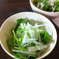 ちーこい's cooksnap of when they made クレイジーソルトで大根と水菜のサラダ.