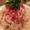 わく智's cooksnap of when they made 梅しそ冷製パスタ*:･*｡ ♡.