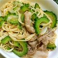 mofmofyuko's cooksnap of when they made 真夏のソーメンチャンプルー☆.