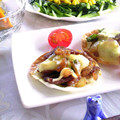 ｋｏｕｋｉ⭐'s cooksnap of when they made 焼肉のタレで簡単♪餃子の皮の焼肉１口ピザ.