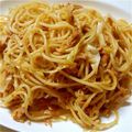 luckyfive's cooksnap of when they made 簡単でおいしい、ツナとネギの中華風パスタ.