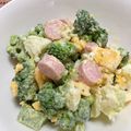YUKIKI☆'s cooksnap of when they made ブロッコリーと魚肉ソーセージのマヨサラダ.