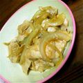 よしみるく's cooksnap of when they made 鶏むね肉でヘルシーな生姜焼き♪.