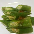 ラブトマト's cooksnap of when they made オクラのかつお節和え（ポン酢しょうゆで）.