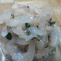 みけねこやよい's cooksnap of when they made イカの刺身の明太子和え.