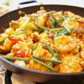 白玉季菜粉's cooksnap of when they made 爽やかレモンのパエリア風♪炊き込みご飯☆.