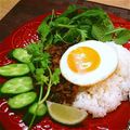 ﾒｰﾌﾟﾙ☆ｼｮｺﾗ's cooksnap of when they made 本格タイ屋台の味、ガパオ炒め。.