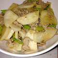 67luna's cooksnap of when they made かぶと豚肉のしょうが味噌炒め.