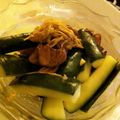 lsect's cooksnap of when they made 簡単！鶏ハツときゅうりの食べラー炒め.