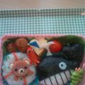 こいけん♪'s cooksnap of when they made くじらお弁当（キャラ弁）（幼稚園）.