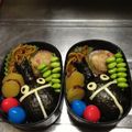 ゆうけんつば's cooksnap of when they made 夏のキャラ弁に★カブトムシおにぎり.