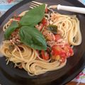 ちゃきんぐ's cooksnap of when they made 生バジルと生トマトの爽やかパスタ.