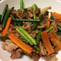 ぽこぽん星人's cooksnap of when they made ちび達大好き★豚肉とにんにくの芽炒め♪.