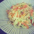kyaaabe's cooksnap of when they made 粉末スープ消費♪簡単塩やきそば.