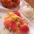 140㎝わんたるママ's cooksnap of when they made トマたま炒め.