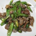 ゆなこな's cooksnap of when they made 牛肉とアスパラのオイスターソース炒め.