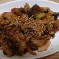 やよ31's cooksnap of when they made なすと豚こまの食べるラー油炒め.