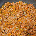 A E's cooksnap of when they made 【作り置き 冷凍可】簡単☆キーマカレー.