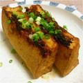 ロクシタンマニア's cooksnap of when they made 厚揚げのネギ味噌豆板醤はさみ焼き.