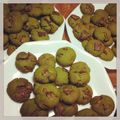 abc☆'s cooksnap of when they made HMで簡単！抹茶チョコカントリーマウム風.