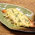 ちべターリー's cooksnap of when they made 簡単、味噌マヨガーリックソース乗せ鮭.