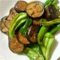 mmm59's cooksnap of when they made 胡麻油香る☆なすとピーマンの炒め物.