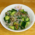 serieri's cooksnap of when they made 簡単♡胡瓜のしらす梅和え.