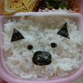 manakao's cooksnap of when they made とっても簡単♪ブタさん弁当♪.