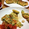 juncow630's cooksnap of when they made ダシダで！カリッ！モチッとエビチヂミ☆.