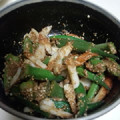 ぽぴぽぴ's cooksnap of when they made 甘辛～★おくらと竹輪の胡麻和え★.