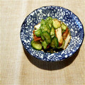 ゆずゴーヤ's cooksnap of when they made 【農家のレシピ】きゅうりと丸天の酢の物.