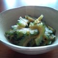 ヒルネコ３'s cooksnap of when they made ゴーヤの中華風あっさり漬け.