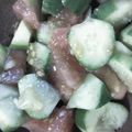 ごんべい君's cooksnap of when they made 夏野菜＊トマトときゅうりの胡麻和え.