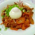 のん＊＊'s cooksnap of when they made 豚キムチそうめんチャンプル。.