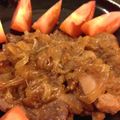 sarunekof's cooksnap of when they made 豚ロースハニーマスタード★新玉ねぎソース.