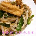 ゆみ‘ｓカフェ's cooksnap of when they made 厚揚げでちゃんぷる～.