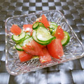 kemeta's cooksnap of when they made トマトときゅうりのサラダ.