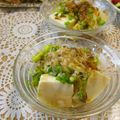 時花菜's cooksnap of when they made 簡単おいしい♪豆腐とアボカドのサラダ.