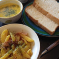 とっしーなおじさん's cooksnap of when they made 皮ごといただく♪簡単★パンプキンスープ.