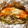 さるちゃんばなな's cooksnap of when they made さっぱりほっくり♪白身魚の塩麹ホイル焼き.