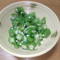 えりこ82☆'s cooksnap of when they made 簡単！オクラの生姜ポン酢和え.
