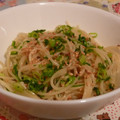 rie-tin's cooksnap of when they made 和えるだけ！和風サラスパ☆.