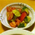 しゅうゆうけいはる母's cooksnap of when they made トマトきゅうり昆布茶おかかごま塩和え★.