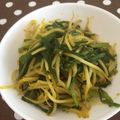 ゆぅーーり's cooksnap of when they made ○にらもやしのカレー炒め○.
