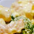 nahho's cooksnap of when they made エビとブロッコリーのクリチサラダ❀.
