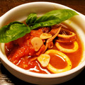 莉彩パパ's cooksnap of when they made トマト消費に！イカと煮ちゃおう☆.