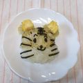 秘密のゆり's cooksnap of when they made 簡単版！しまじろう＆はなちゃん♪キャラ弁.