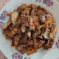彩ーAyaー's cooksnap of when they made ☆簡単☆豚こま肉と舞茸のキムチ炒め.