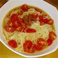 ガッちやん's cooksnap of when they made トマト&梅干しそうめん CanCam.