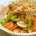 あらたかほる's cooksnap of when they made ゴーヤ、トマト、鶏ささみのサラダ.